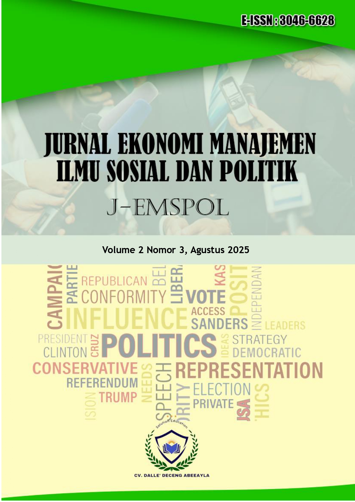 View Vol. 2 No. 3 (2025): Jurnal Ekonomi, Manajemen, Ilmu Sosial dan Politik